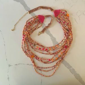 Chicos Multi Color Statement Necklace